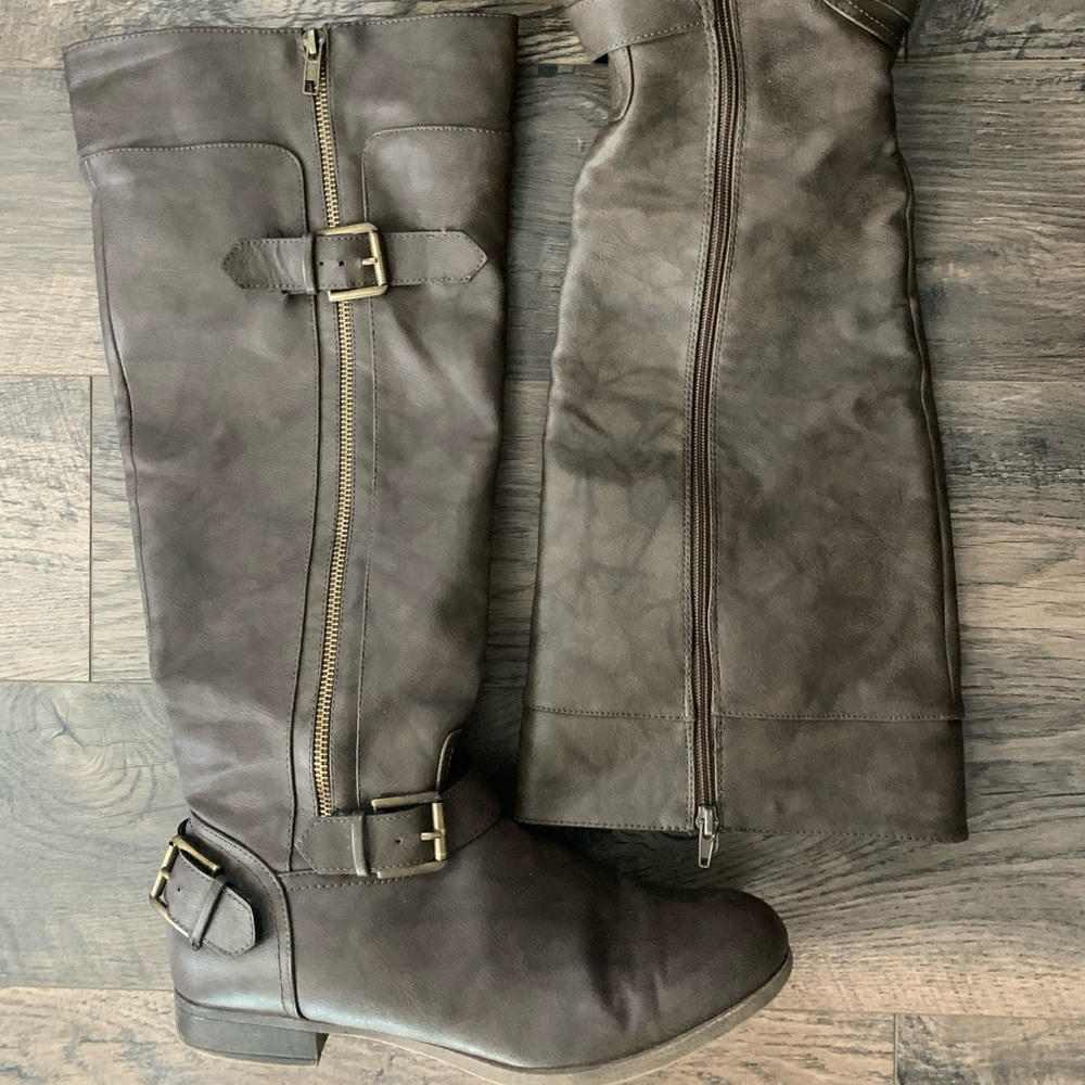JustFab Tall brown boots